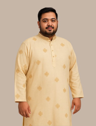 Gold Panjabi (5XL Look)